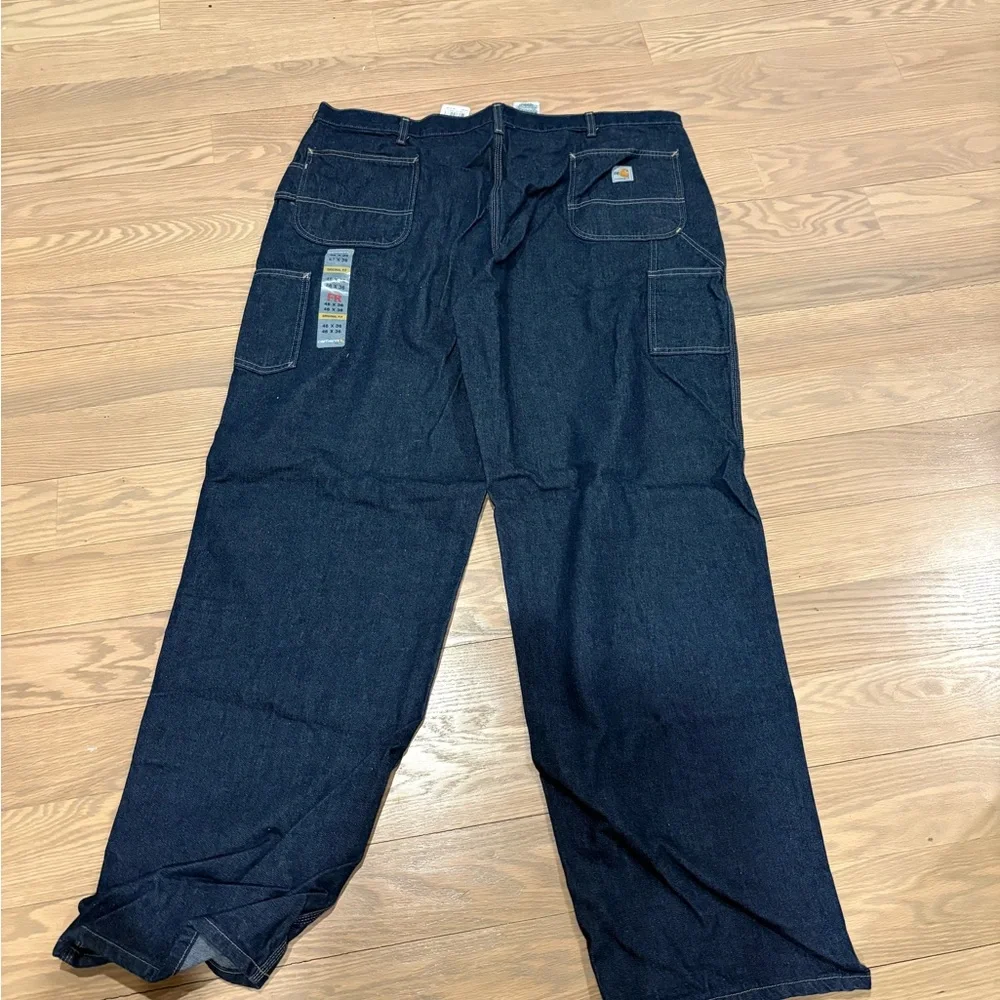 Carhartt Men's big and tall  Denim Jeans size 46x36